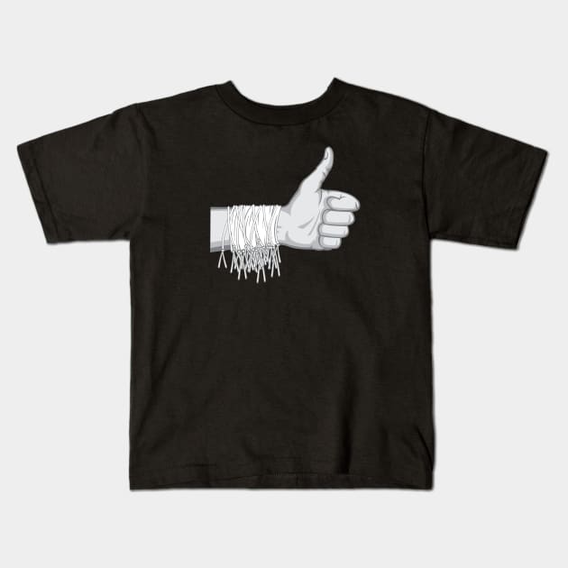 Khi Tes - Blessing Strings - Thumb Up! Kids T-Shirt by Culture Clash Creative